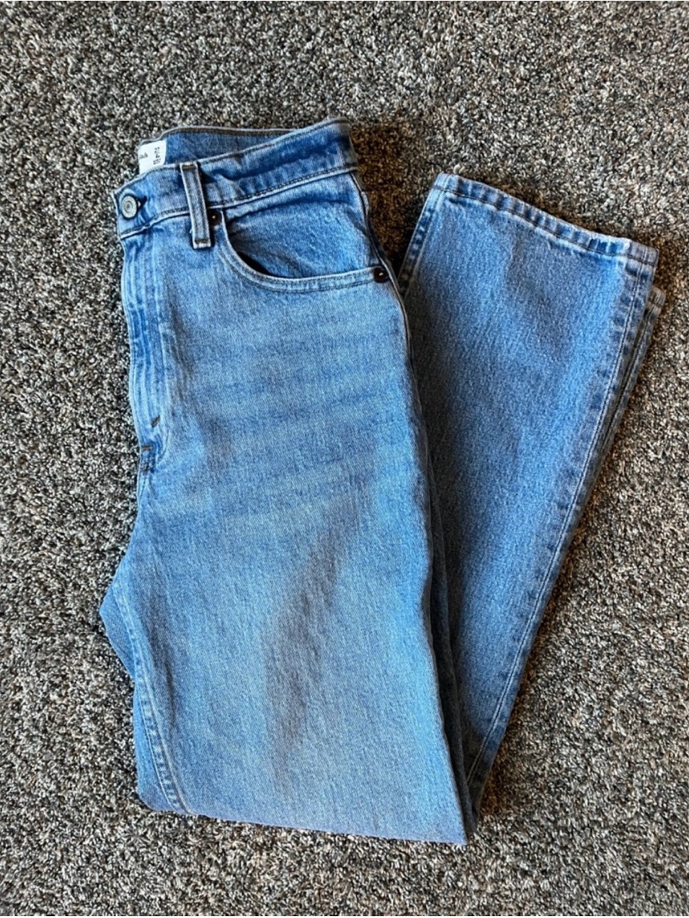 Abercrombie & Fitch Ultra High Rise 90s Straight Jean